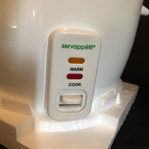 Servappétit White 8 Cup Rice Cooker - Picture 3 of 15